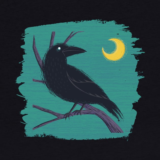 Restless Raven Once Upon A Midnight Dreary by LittleBunnySunshine